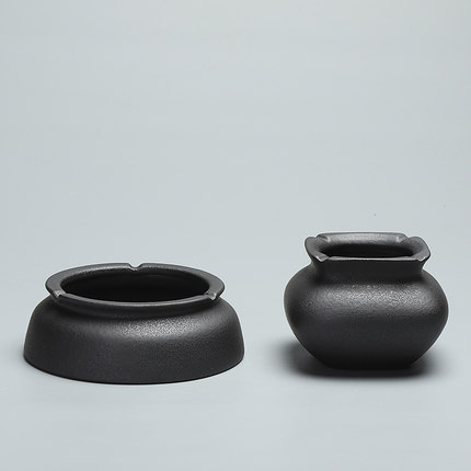 Kerámiából készült hamutartós dohányzóasztal, Hongyu márka, Dehua eredet, nyomtatott logó, testreszabási lehetőség