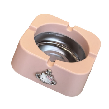 Scrumieră cu spațiu de depozitare, din plastic, stil japonez, design drăguț de desene animate