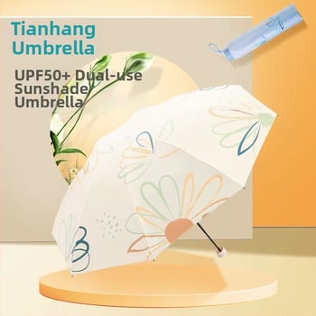 Διαφημιστική ομπρέλα με 8 μεταλλικές ακτίνες, κάλυμμα από βινύλιο 190T, ατσάλινος άξονας, πλαστικό χειριστήριο, χειροκίνητο άνοιγμα/κλείσιμο