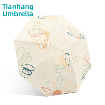 Διαφημιστική ομπρέλα με 8 μεταλλικές ακτίνες, κάλυμμα από βινύλιο 190T, ατσάλινος άξονας, πλαστικό χειριστήριο, χειροκίνητο άνοιγμα/κλείσιμο