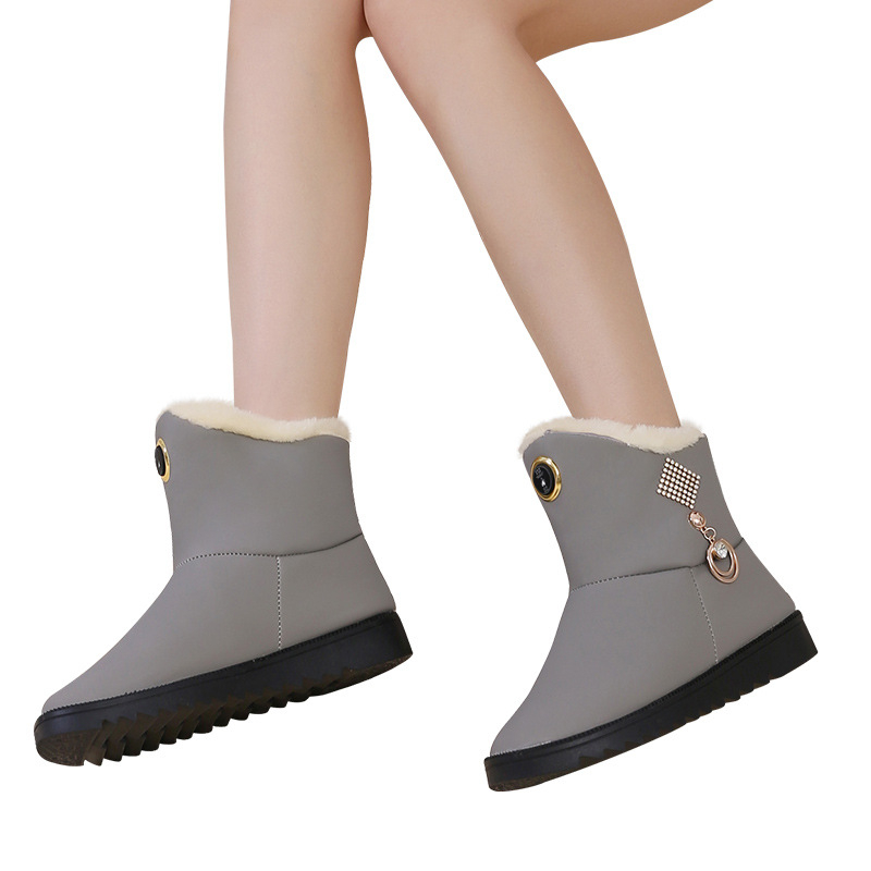 Ženske USB napajane grijaće papuče s PU gornjim dijelom i gumom na potplatu