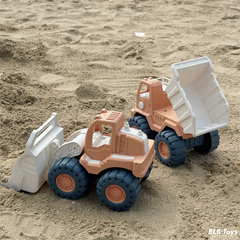 BLB Set igračaka za plažu za djecu – plastični alati za pijesak, uzrast 4–6 godina, pakiranje mrežastom vrećicom
