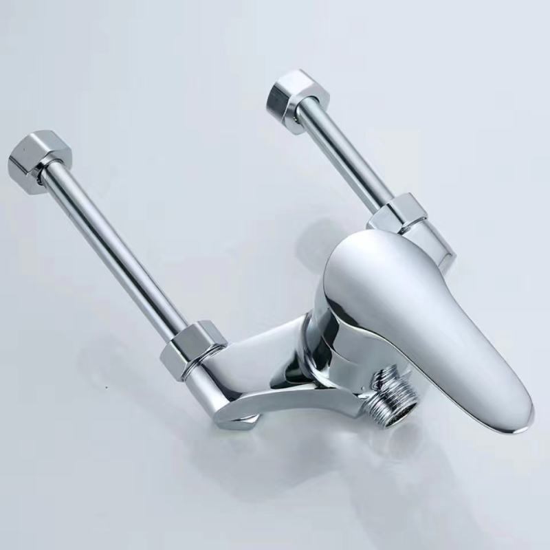 Ορειχάλκινος U-σχήματος ντους ανάμιξης βαλβίδας για θερμαντήρα νερού, ανοικτής τοποθέτησης, μοντέλο 09; Ατμοσφαιρική πίεση; Θερμό νερό 90°C; Κρύο νερό 0°C; Στυλ μοντέρνου μινιμαλισμού