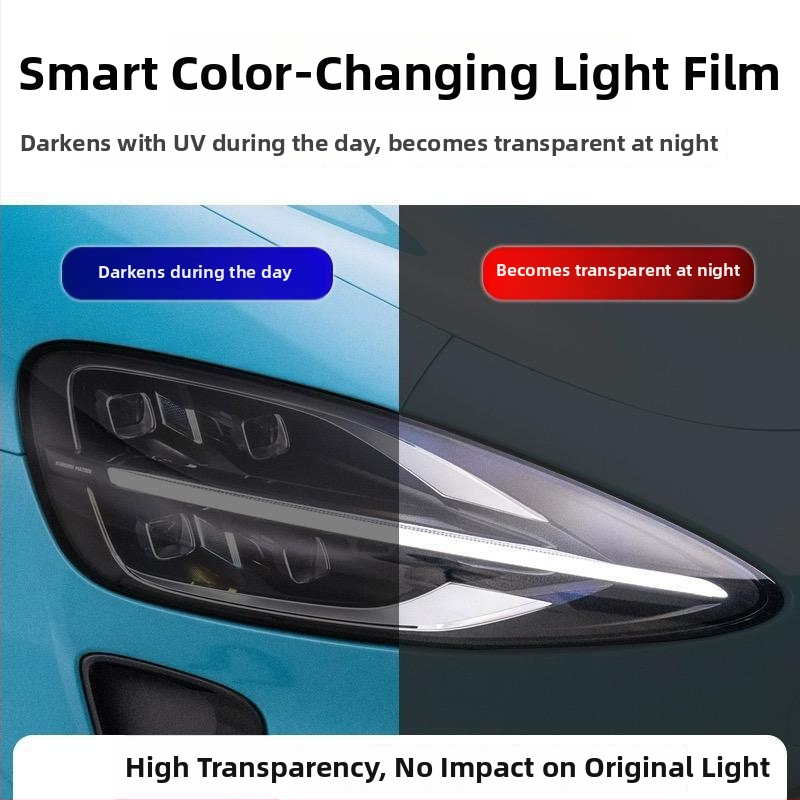 TPU филм за фарове и задни светлини за Xiaomi SU7-Ultre, с контрол на цвета чрез светлината