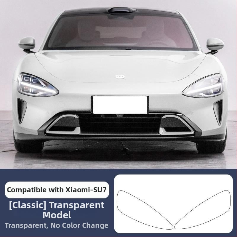 TPU филм за фарове и задни светлини за Xiaomi SU7-Ultre, с контрол на цвета чрез светлината