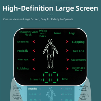 Μασάζερ με παλμούς για μεσημβρινούς, μοντέλο 7005; τροφοδοσία USB; 4 επαφές μασάζ; πολλαπλά modes και μεταβλητή συχνότητα; κατάλληλο για τον αυχένα, πλάτη, μέση, πόδια, γοφούς και πέλτες