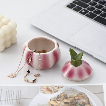 Keramička posuda s poklopcem u obliku luka – DIY kutija za nakit, aromaterapija, pepelnik, posuda za čaj, dekorativni predmet; nordski stil, jednostavno, lagani luksuz; moguć otisak logotipa