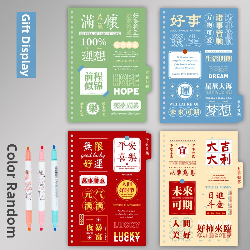 Zamjenjiva bilježnica s listovima: stranice s mrežom, linije i prazne, prozirni zaštitni poklopac, model 0325, 60 listova