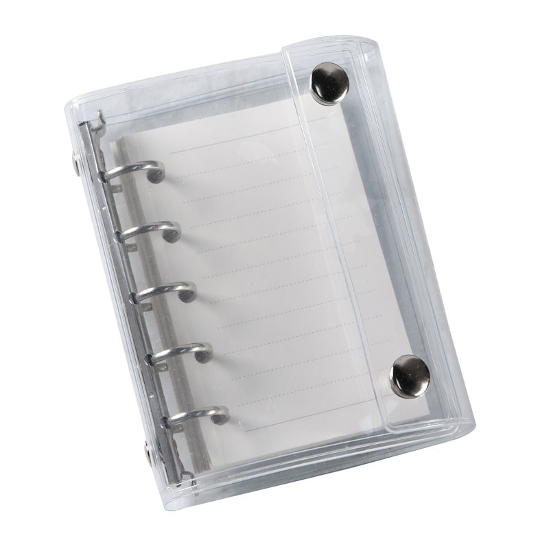 M5 korice za bilježnice s 5 rupa, model 83036, 45 listova PVC unutarnje stranice, prilagodljivo, tiskano logo