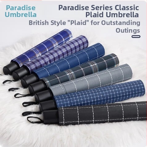 Heaven kišobran za tri osobe s deset rebara, sklopivi, UV zaštita, polumjer 62 cm, ručno otvaranje i zatvaranje, otporan materijal