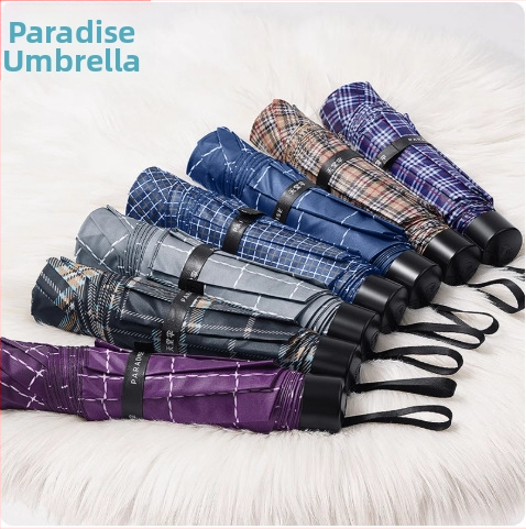 Heaven kišobran za tri osobe s deset rebara, sklopivi, UV zaštita, polumjer 62 cm, ručno otvaranje i zatvaranje, otporan materijal