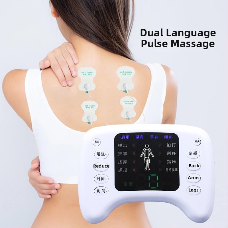 Διπλής εξόδου μεσημβρινός ηλεκτρονικός μασάζ παλμών με χρονοδιακόπτη, τροφοδοσία USB/μπαταρία/AC, μοντέλο YSL-066, κυκλοφόρησε το 2023