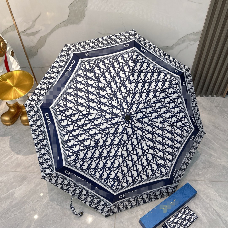 Automatski sklopivi kišobran za sunce i kišu, klasičan cvjetni uzorak, vinilna navlaka, unisex, UV zaštita UPF 50+, lagan, 8 rebara, polumjer kupole 50-55 cm