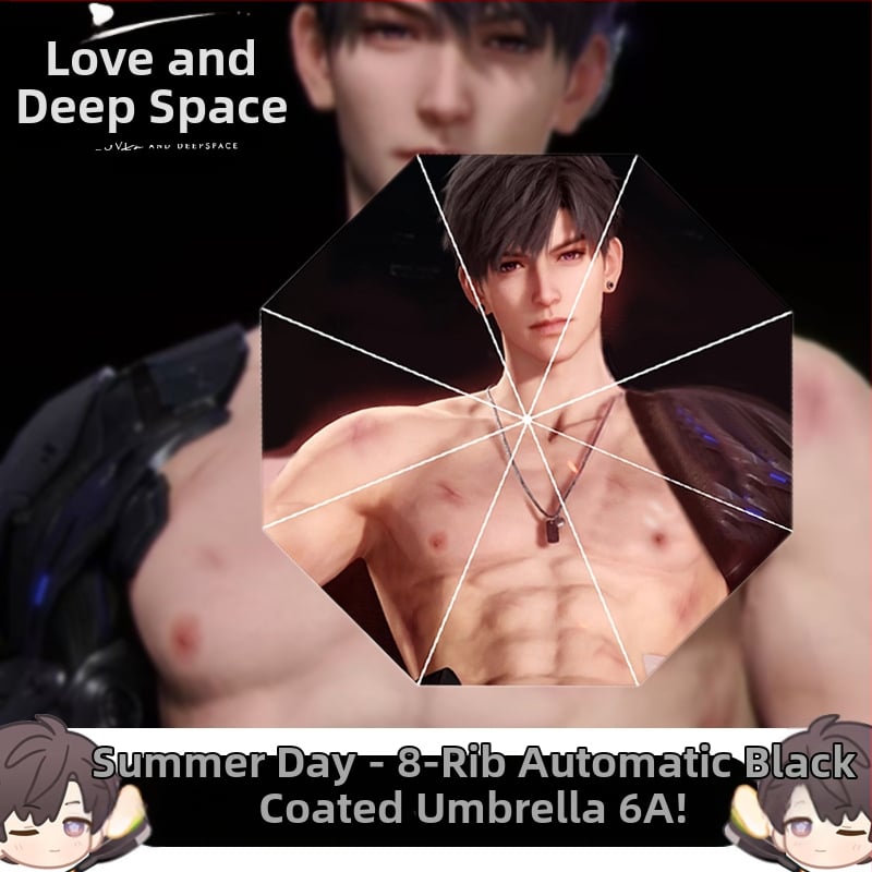 Kišobran s automatskim otvaranjem, 8 rebara, željezni okvir, UV zaštita UPF50+, tkanina: otporan materijal s vinilnim premazom