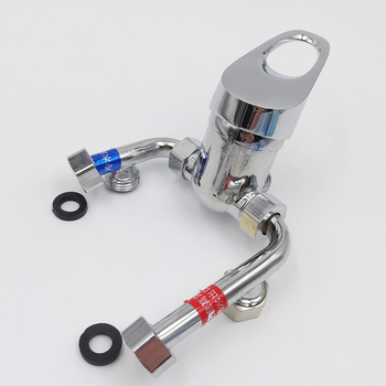 Meďový zliatinový U-tvarovaný miešací ventil pre solárne ohrievače vody, povrchová montáž, prevádzková teplota 0–100°C