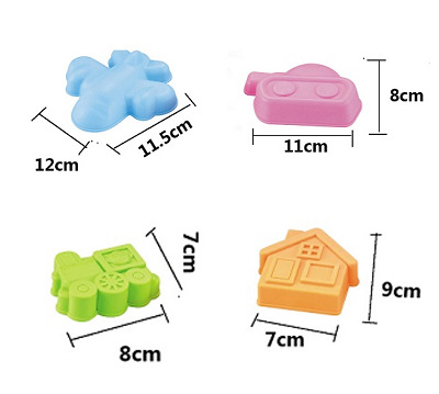 Zhile Toys Плажен комплект за играчки, 13 части, TPR материал, игра с пясък и вода, за деца 4–6 години