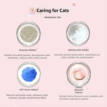 Shuquan mačji pijesak s tofu bazom, mješovit, za ispiranje, niska prašnost, ne lijepi se za dno, 10 lb