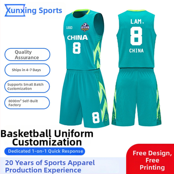 Kosárlabda edzőruha készlet, gyorsan száradó poliészter anyag, 100% poliészter bélés, digitális nyomtatás, uniszex, felnőttek számára