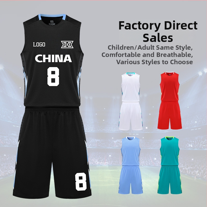 Kosárlabda edzőruha készlet, gyorsan száradó poliészter anyag, 100% poliészter bélés, digitális nyomtatás, uniszex, felnőttek számára