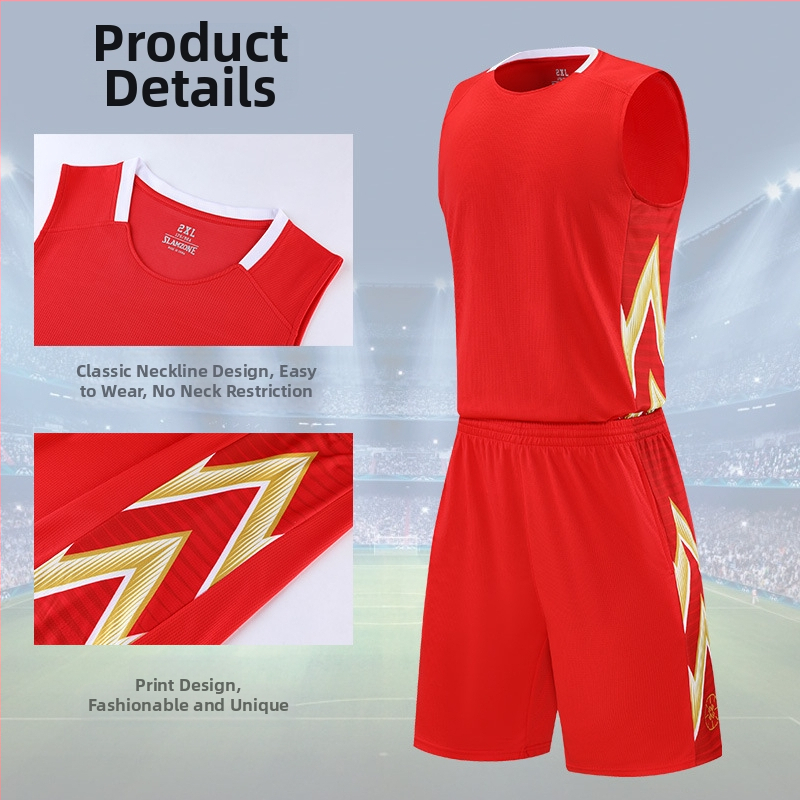 Kosárlabda edzőruha készlet, gyorsan száradó poliészter anyag, 100% poliészter bélés, digitális nyomtatás, uniszex, felnőttek számára