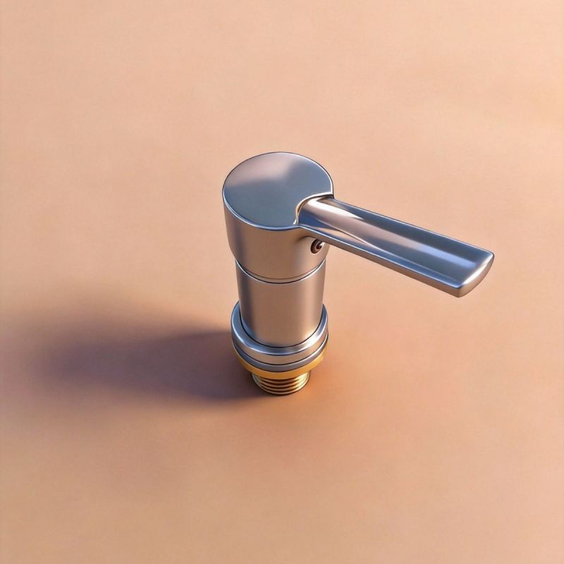 Bakreni slavine za umivaonik s keramičkim disk ventilom, miješanje, montaža ispod ploče, upravljanje jednim ili dvostrukim upravljanjem