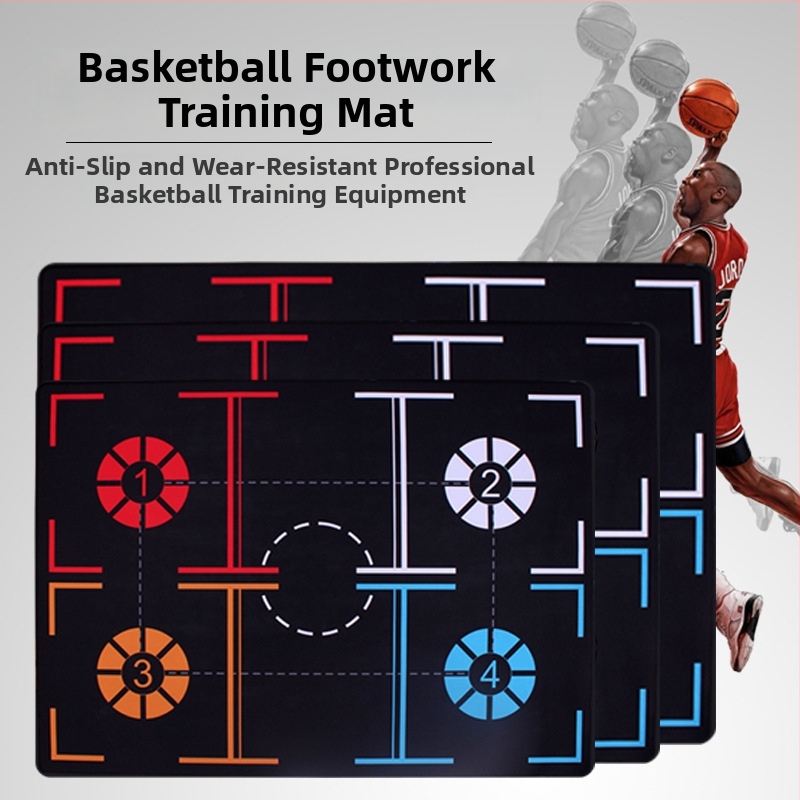 Podložka na tréning nohy pre basketbal - protisklzná; Materiál: mäkká tkanina + guma; Prispôsobenie spracovania; Tlačené logo; Značka: NAILI