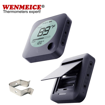 WENMEICE Безжичен Bluetooth цифров термометър за храна за барбекю, месо, фурна и кухня, 1–300°C (33–572°F), резолюция 0.1°C, точност ±1°C