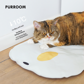 Purroom Кучешка ледено-охлаждаща подложка, мат за охлаждане, не прилепва към козината, устойчива на ухапвания