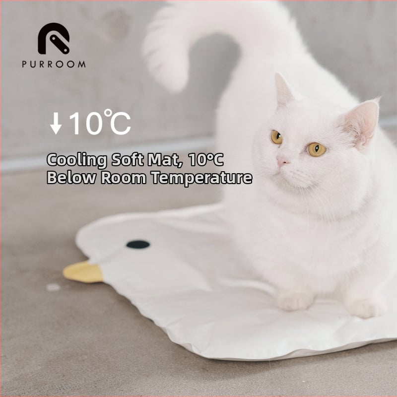 Purroom Кучешка ледено-охлаждаща подложка, мат за охлаждане, не прилепва към козината, устойчива на ухапвания