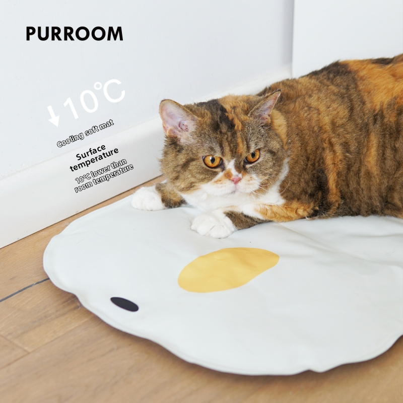 Purroom Кучешка ледено-охлаждаща подложка, мат за охлаждане, не прилепва към козината, устойчива на ухапвания