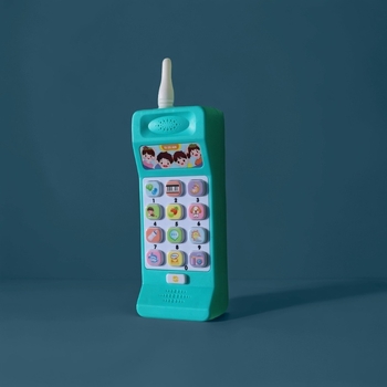 Dječji edukativni dvostrukojezični svjetleći glazbeni telefon-igračka s likom zeca (Baterija, 8GB memorije, Plastika, Za uzrast 0–3 godine)