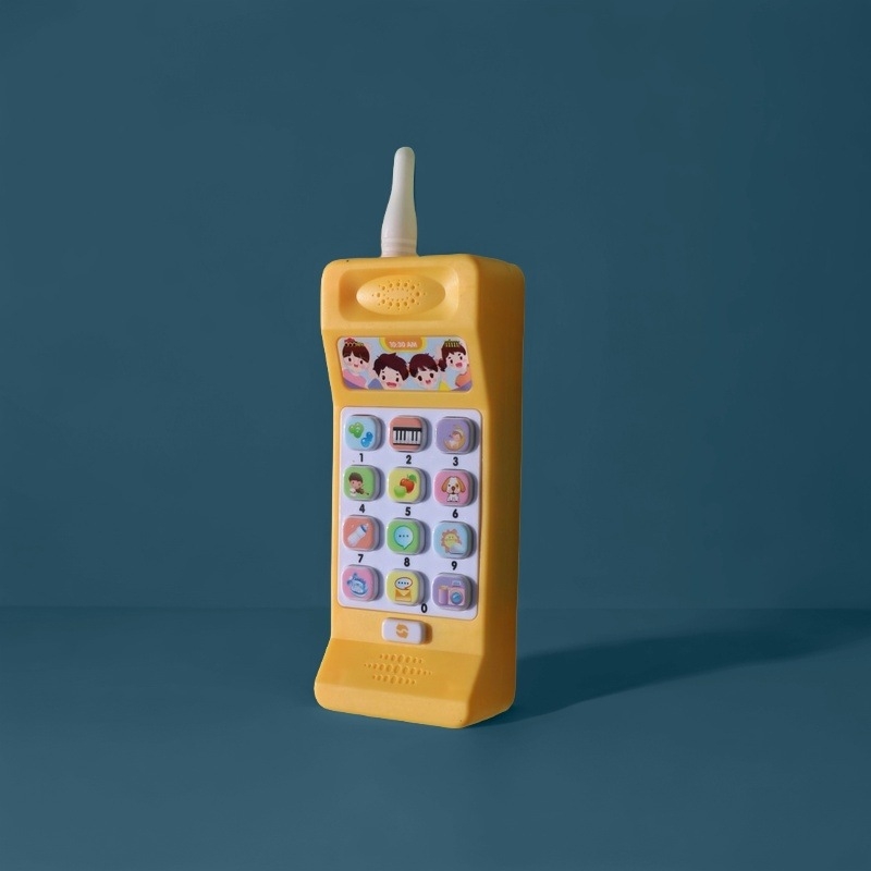 Dječji edukativni dvostrukojezični svjetleći glazbeni telefon-igračka s likom zeca (Baterija, 8GB memorije, Plastika, Za uzrast 0–3 godine)