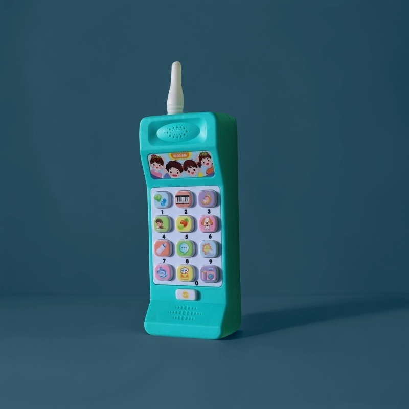 Dječji edukativni dvostrukojezični svjetleći glazbeni telefon-igračka s likom zeca (Baterija, 8GB memorije, Plastika, Za uzrast 0–3 godine)
