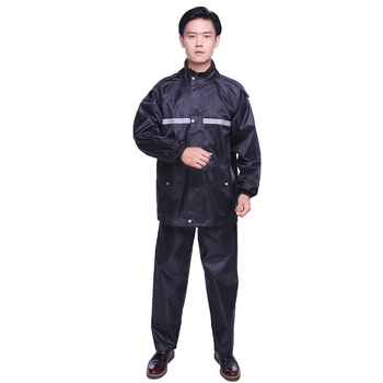 Set kišnih kabanica i hlača, pongee tkanina, PVC vodootporni sloj, za odraslu osobu, 1 komad, moguć tisak logotipa