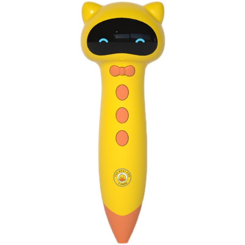 Little Yellow Duck Reading Pen – Interaktivna olovka za čitanje s glazbenom/glasovnom funkcijom, plastično kućište, za djecu od 0 do 3 godine.