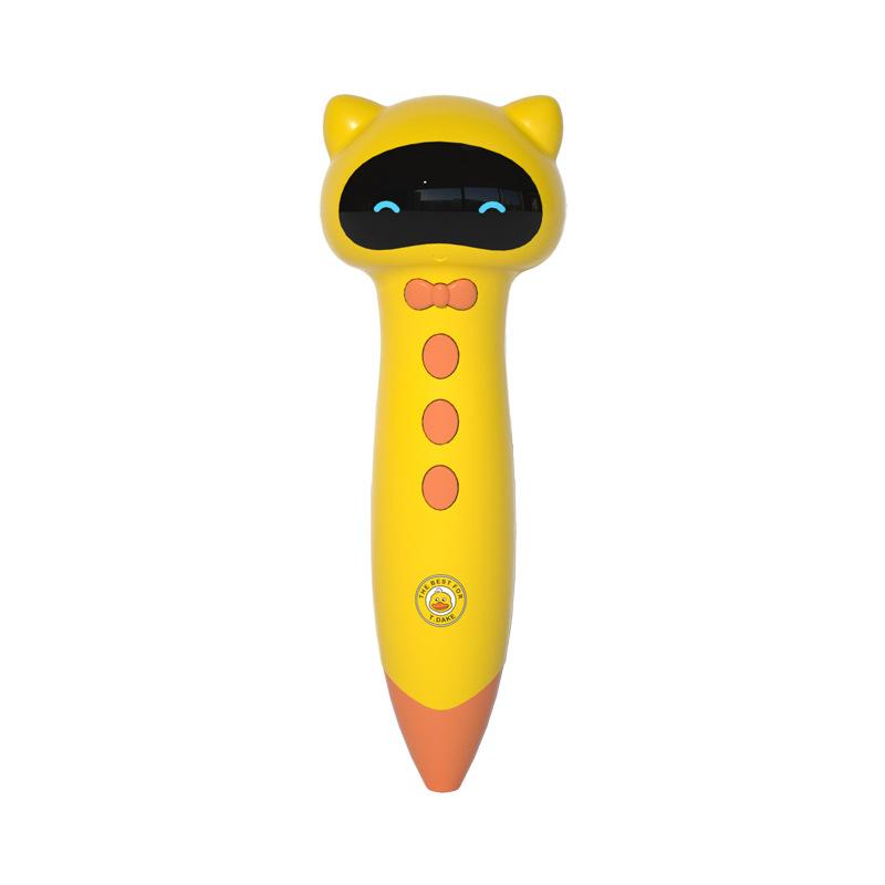 Little Yellow Duck Reading Pen – Interaktivna olovka za čitanje s glazbenom/glasovnom funkcijom, plastično kućište, za djecu od 0 do 3 godine.