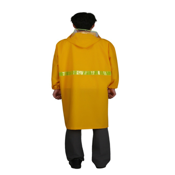 Combinezon impermeabil pentru motocicletă din material tricot gros, 0,35 mm grosime, strat PVC impermeabil, lungime extinsă