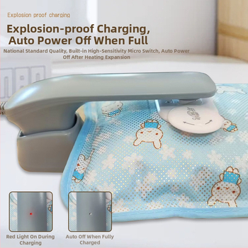 Sac de încălzire pentru picioare – pentru birou, conectare la priză 220V, 400W, husă pluș lavabilă, standard GB de protecție explozie, model 8052, Lexueer