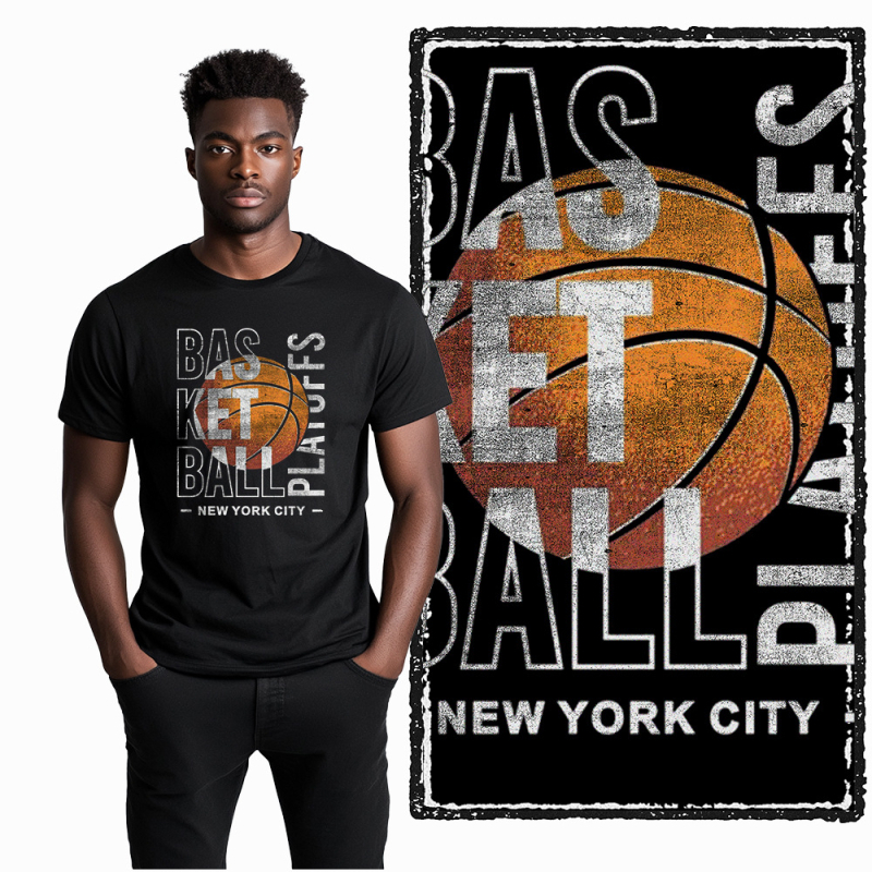 Muška pamučna majica s apstraktnim printom, kratki rukavi, okrugli izrez, prozračna lagana tkanina, 96%+ pamuk, težina do 180 g