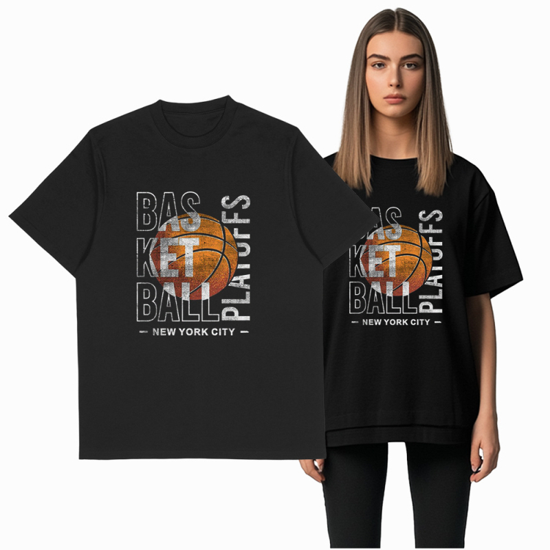 Muška pamučna majica s apstraktnim printom, kratki rukavi, okrugli izrez, prozračna lagana tkanina, 96%+ pamuk, težina do 180 g