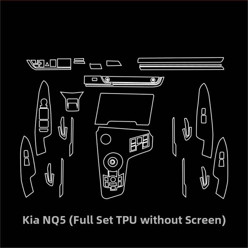 Ochranná vnútorná fólia pre navigačný displej a stredový panel - PET, odolnosť voči vysokým a nízkym teplotám, poloha: centrálne riadenie, univerzálne použitie