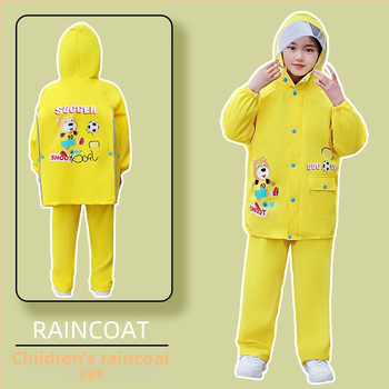 Dječje kišno pončo - srednja debljina, visoko elastična tkanina Chunya spinning, PU vodonepropusni sloj, za 1 osobu, za planinarenje
