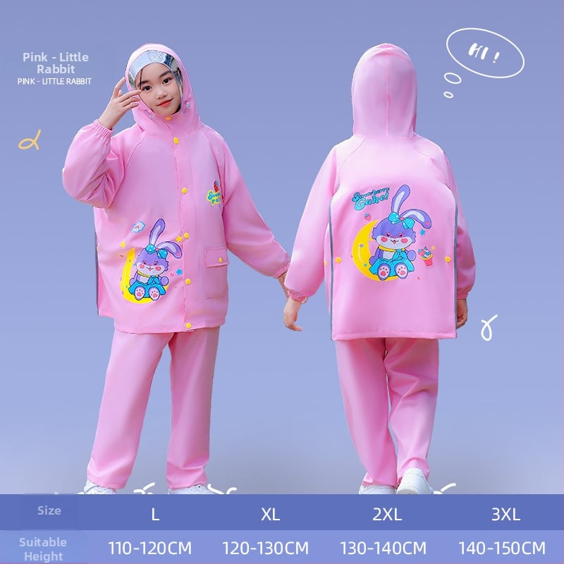 Dječje kišno pončo - srednja debljina, visoko elastična tkanina Chunya spinning, PU vodonepropusni sloj, za 1 osobu, za planinarenje