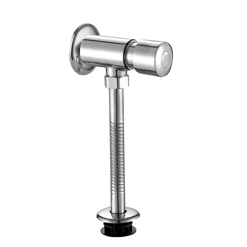 Ventil za ispiranje urinarnika, model xb001, bakar-cink legura, izlaz 16 mm, tlak vode 6, vrijeme ispiranja 1–3 s