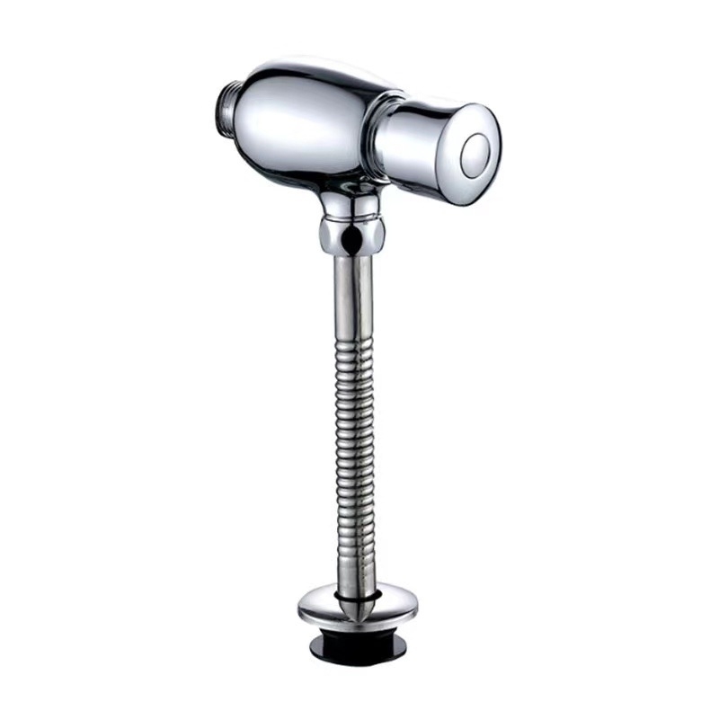 Ventil za ispiranje urinarnika, model xb001, bakar-cink legura, izlaz 16 mm, tlak vode 6, vrijeme ispiranja 1–3 s