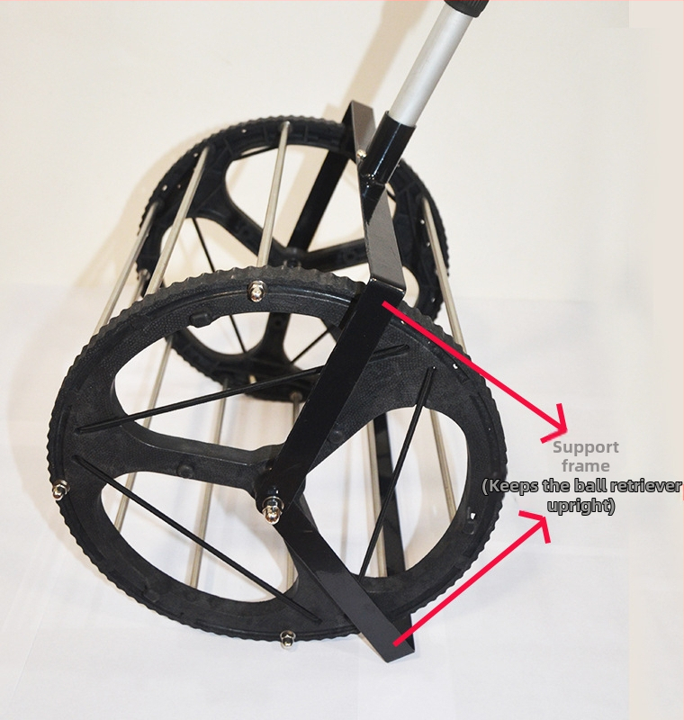 Valcový štýl zberača loptičiek pre stolný tenis so sieťovým rámom — nylon/polyester, Eisenway, 1,35 kg