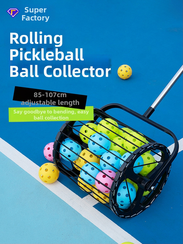 Stroj na zber loptičiek na stolný tenis, Prenosný, Automatický, Tréner na viac loptičiek (Nerezová oceľ)