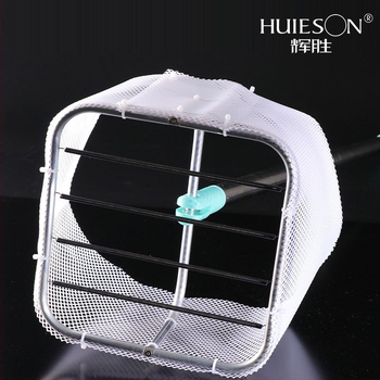 Rozťahovacia podávačka a zberač loptičiek na stolný tenis, prenášateľný kôš na loptičky — nylon a hliníková zliatina, 0,44 kg, vhodné pre stolný tenis a badminton