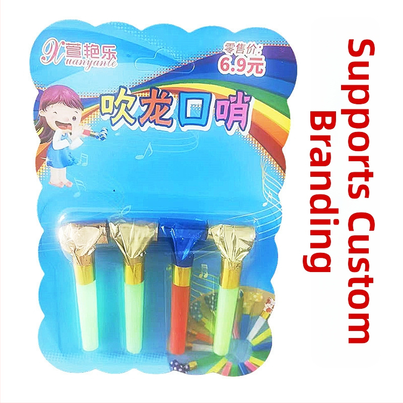 Detská draková píšťalka na narodeniny - zábavný, kreatív rekvizit na oslavy; Materiál: Plast; Spracovanie: čiastočne ručné a čiastočne mechanické; Logo: Áno; Personalizácia: Áno; Značka Xuanyan