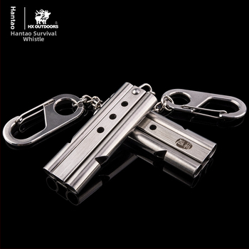 Fluier metalic de supraviețuire pentru exterior – semnal de urgență cu înaltă frecvență